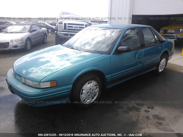 1G3WH52M4SD344927 - 1995 OLDSMOBILE CUTLASS SUPREME SL 青绿色 照片 2