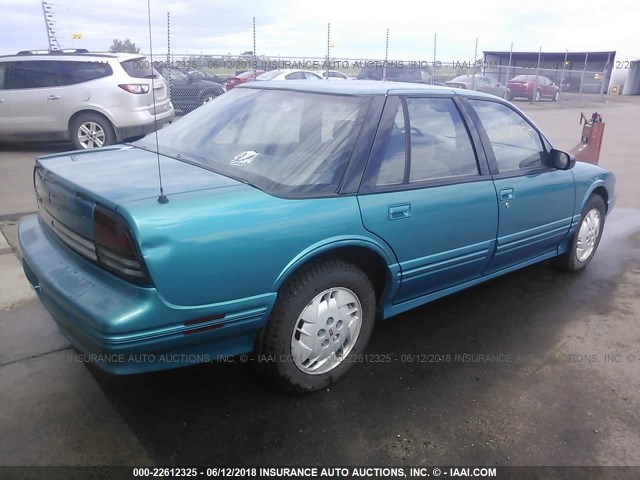 1G3WH52M4SD344927 - 1995 OLDSMOBILE CUTLASS SUPREME SL TURQUOISE photo 4