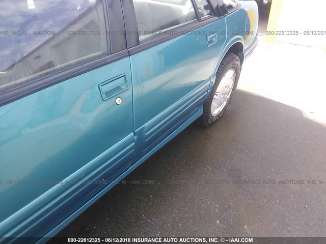 1G3WH52M4SD344927 - 1995 OLDSMOBILE CUTLASS SUPREME SL 青绿色 照片 6