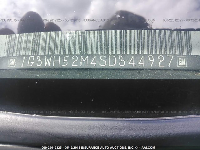 1G3WH52M4SD344927 - 1995 OLDSMOBILE CUTLASS SUPREME SL 青绿色 照片 9
