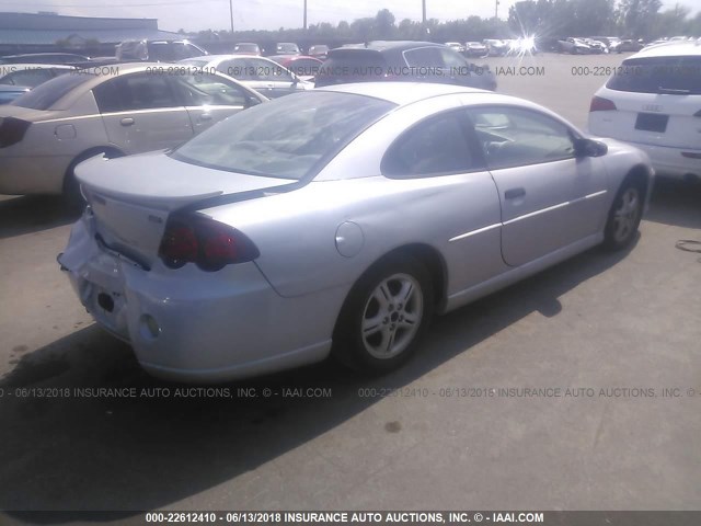 4B3AG42G75E017017 - 2005 DODGE STRATUS SXT SILVER photo 4