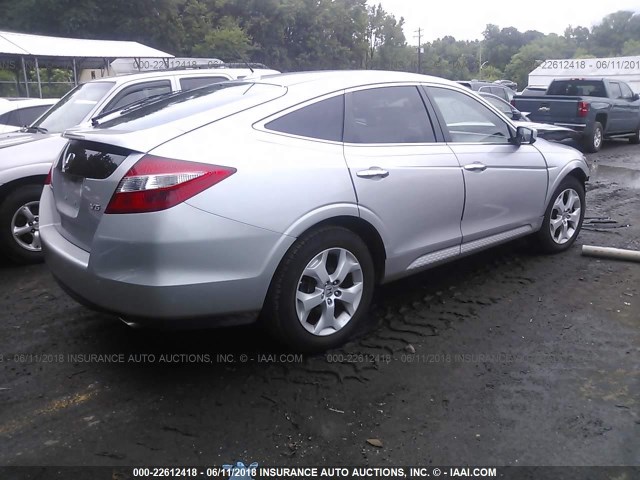 5J6TF2H51CL002649 - 2012 HONDA CROSSTOUR EXL ვერცხლისფერი ფოტო 4