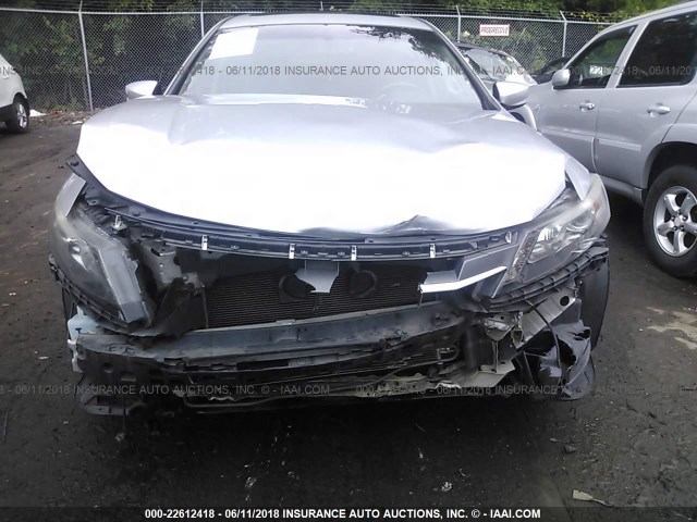 5J6TF2H51CL002649 - 2012 HONDA CROSSTOUR EXL SILVER photo 6