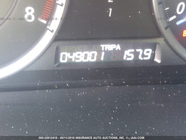 5J6TF2H51CL002649 - 2012 HONDA CROSSTOUR EXL ვერცხლისფერი ფოტო 7