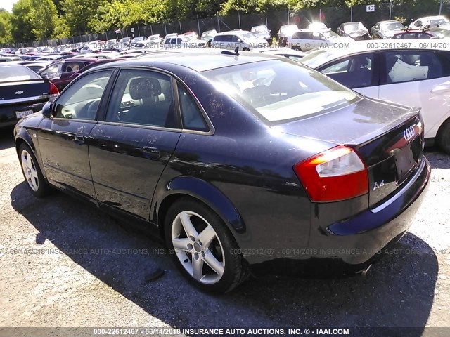 WAULC68E75A125082 - 2005 AUDI A4 1.8T QUATTRO/SPECIAL BLUE photo 3