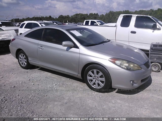 4T1CE38P14U853423 - 2004 TOYOTA CAMRY SOLARA SE/SLE SILVER photo 1