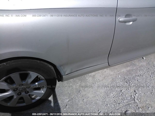 4T1CE38P14U853423 - 2004 TOYOTA CAMRY SOLARA SE/SLE Gümüş foto 6