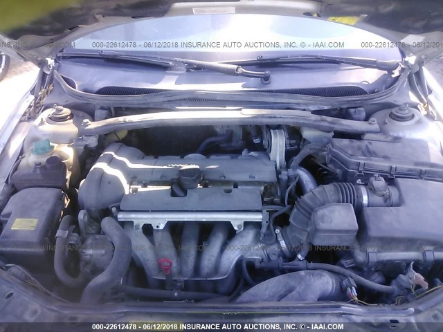 YV1RS612352476169 - 2005 VOLVO S60 Plata foto 10
