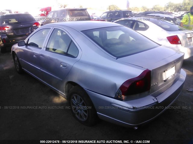YV1RS612352476169 - 2005 VOLVO S60 Plata foto 3