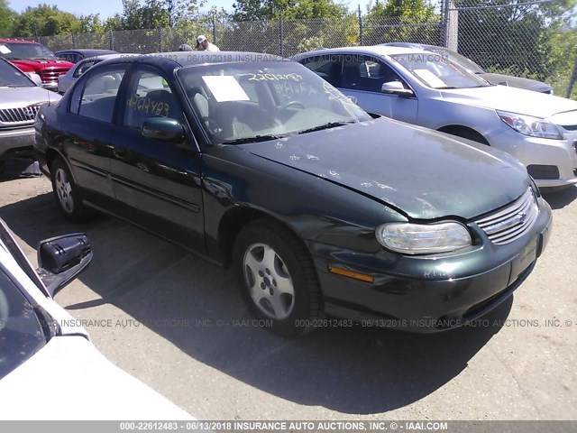 1G1NE52J03M526256 - 2003 CHEVROLET MALIBU LS GREEN photo 1