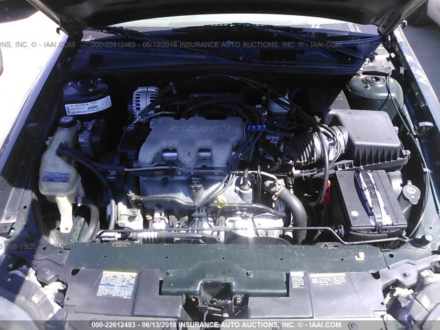 1G1NE52J03M526256 - 2003 CHEVROLET MALIBU LS GREEN photo 10