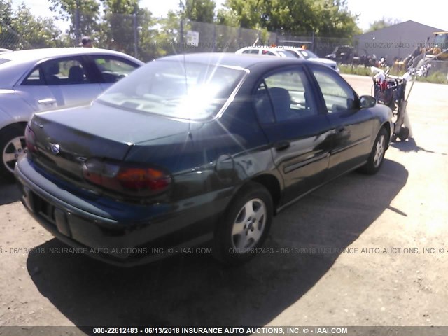 1G1NE52J03M526256 - 2003 CHEVROLET MALIBU LS GREEN photo 4