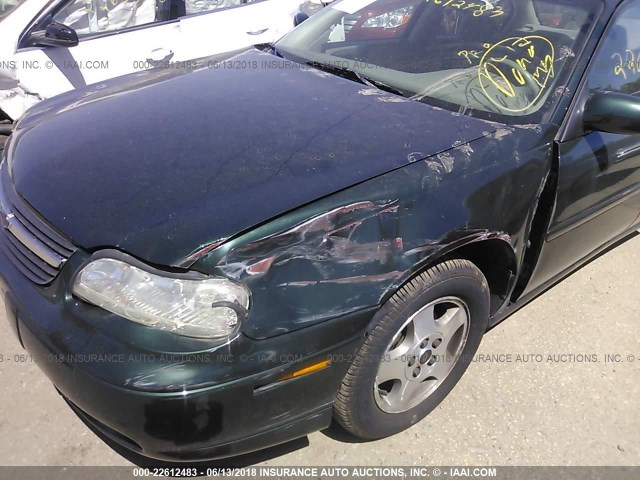 1G1NE52J03M526256 - 2003 CHEVROLET MALIBU LS GREEN photo 6