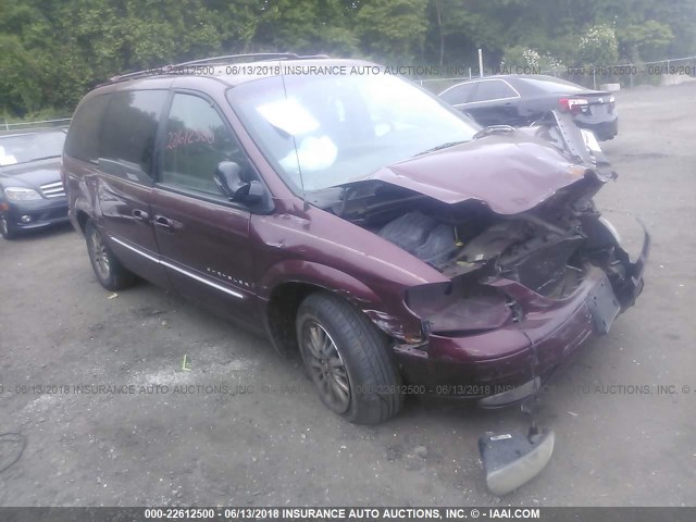 2C8GP64L21R149999 - 2001 CHRYSLER TOWN & COUNTRY LIMITED PURPLE photo 1