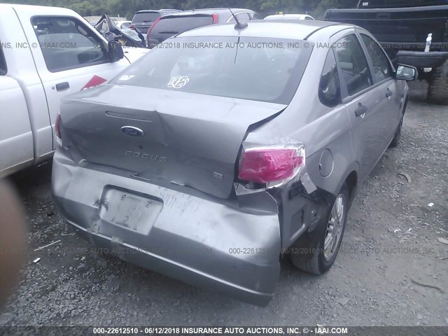 1FAHP35NX8W217462 - 2008 FORD FOCUS SE/SEL/SES GRAY photo 6