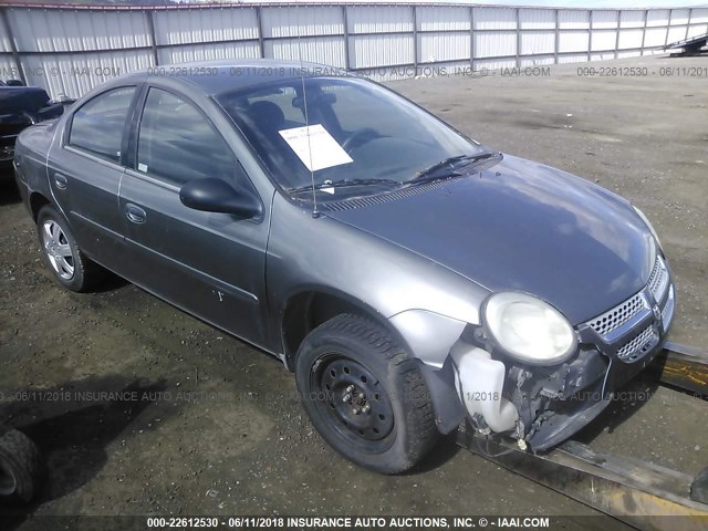 1B3ES56C65D276425 - 2005 DODGE NEON SXT TAN photo 1