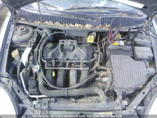 1B3ES56C65D276425 - 2005 DODGE NEON SXT TAN photo 10