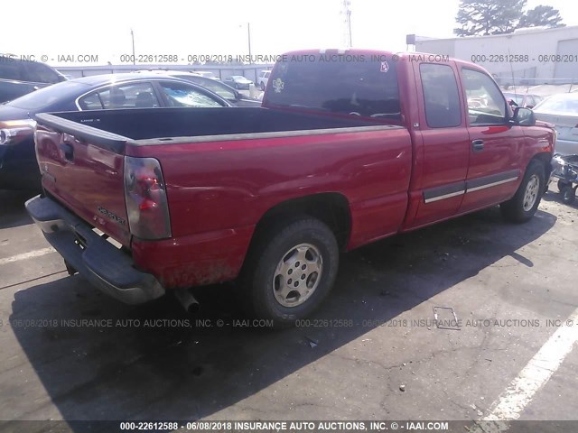 2GCEC19V631121805 - 2003 CHEVROLET SILVERADO C1500 RED photo 4