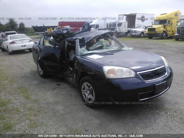 1G1ZS58FX7F165366 - 2007 CHEVROLET MALIBU LS BLUE photo 1