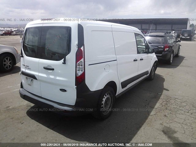 NM0LS7E79E1165307 - 2014 FORD TRANSIT CONNECT XL WHITE photo 4