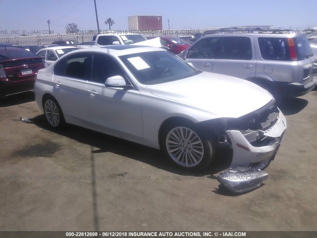 WBA3C1C58EK112586 - 2014 BMW 328 I SULEV WHITE photo 1