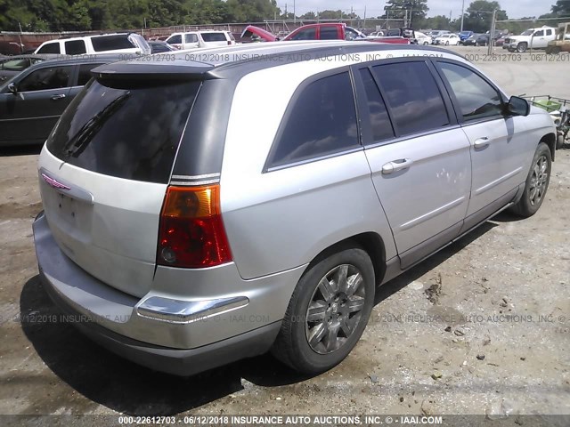 2C4GM68465R358911 - 2005 CHRYSLER PACIFICA TOURING SILVER photo 4