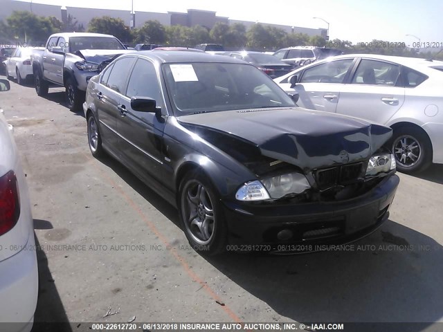 WBAAV53441FJ70505 - 2001 BMW 330 I BLACK photo 1