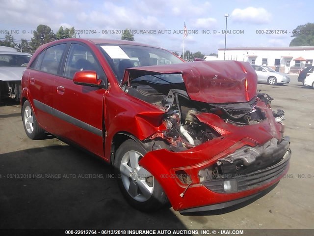 KNADE163876226804 - 2007 KIA RIO 5 SX ORANGE photo 1