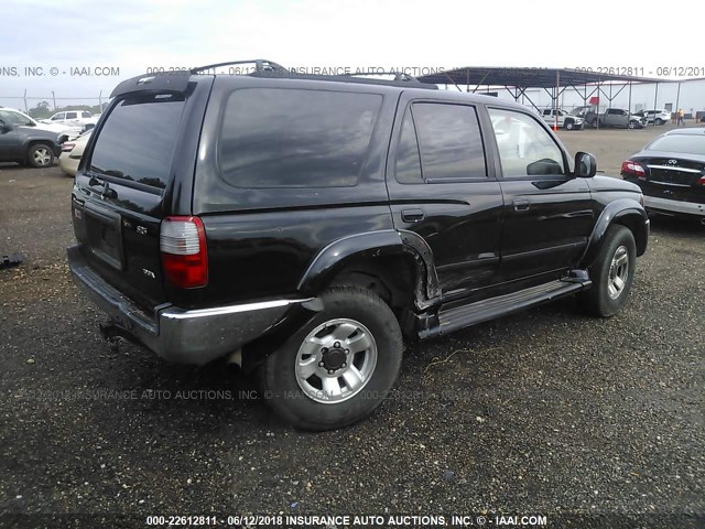 JT3GN86R1Y0156181 - 2000 TOYOTA 4RUNNER SR5 BLACK photo 4