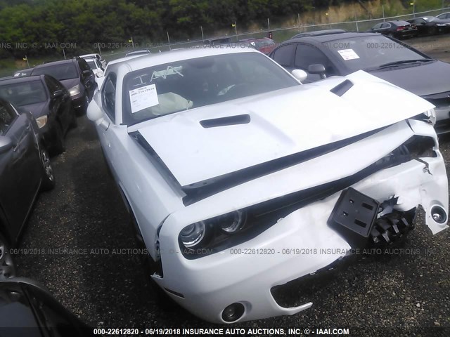 2C3CDZAG7JH161898 - 2018 DODGE CHALLENGER SXT WHITE photo 1