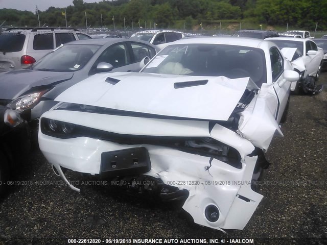 2C3CDZAG7JH161898 - 2018 DODGE CHALLENGER SXT WHITE photo 6