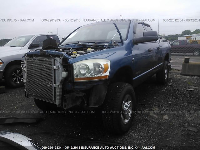 3D7KS28CX6G142105 - 2006 DODGE RAM 2500 ST/SLT/LARAMIE ლურჯი ფოტო 2