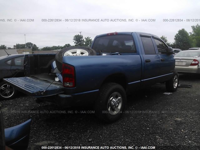 3D7KS28CX6G142105 - 2006 DODGE RAM 2500 ST/SLT/LARAMIE BLUE photo 4