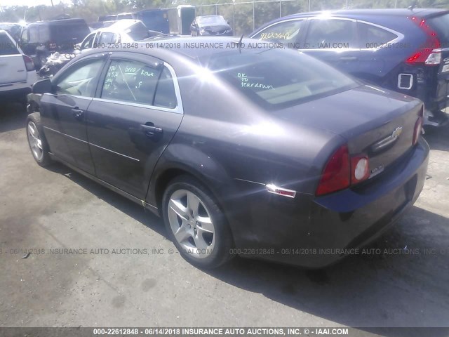 1G1ZB5E12BF215811 - 2011 CHEVROLET MALIBU LS GRAY photo 3