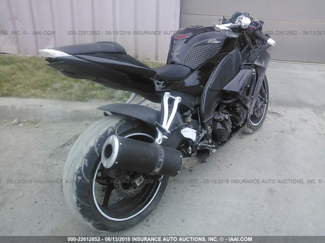 JKAZXCE198A002609 - 2008 KAWASAKI ZX1000 E BLACK photo 4