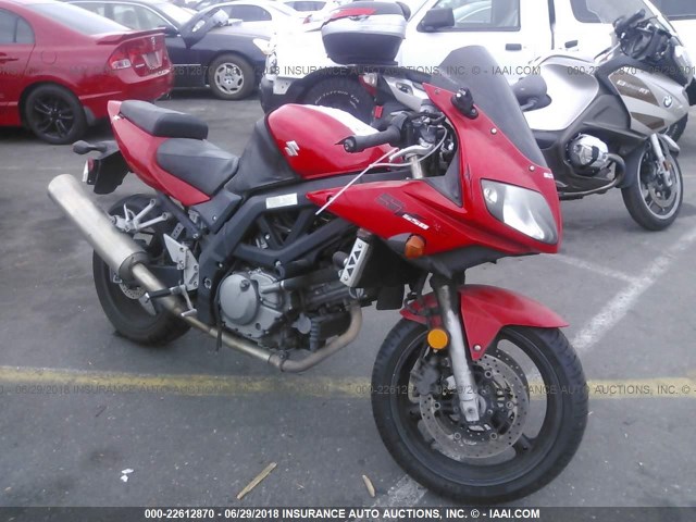 JS1VP53A862105086 - 2006 SUZUKI SV650 RED photo 1