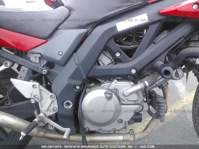 JS1VP53A862105086 - 2006 SUZUKI SV650 RED photo 8