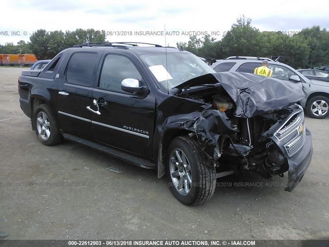 3GNTKGE72DG135852 - 2013 CHEVROLET AVALANCHE LTZ BLACK photo 1