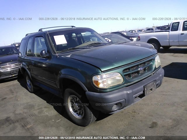 1FMYU60X2YUA46209 - 2000 FORD EXPLORER SPORT GREEN photo 1