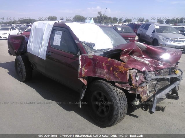 1N6ED27Y44C447045 - 2004 NISSAN FRONTIER CREW CAB XE V6 RED photo 1