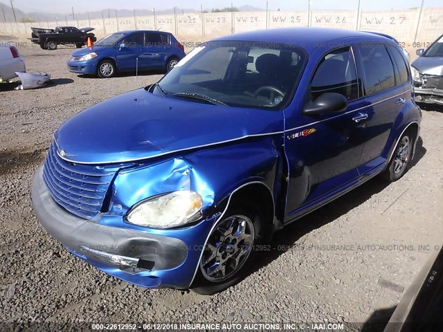 3C4FY48B83T528666 - 2003 CHRYSLER PT CRUISER CLASSIC BLUE photo 2