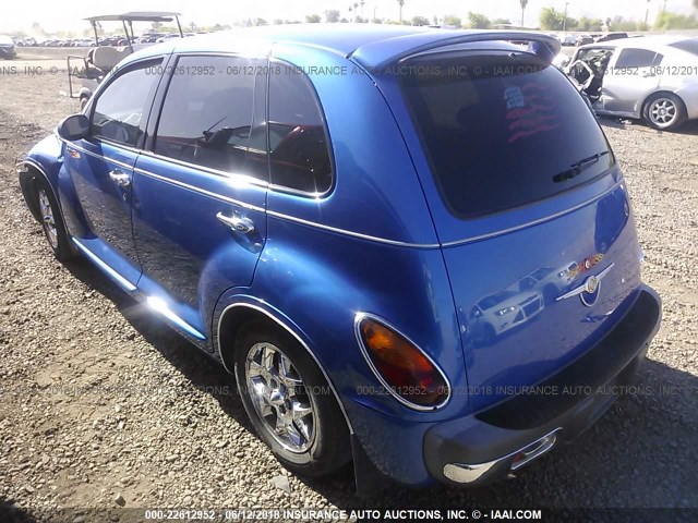 3C4FY48B83T528666 - 2003 CHRYSLER PT CRUISER CLASSIC BLUE photo 3