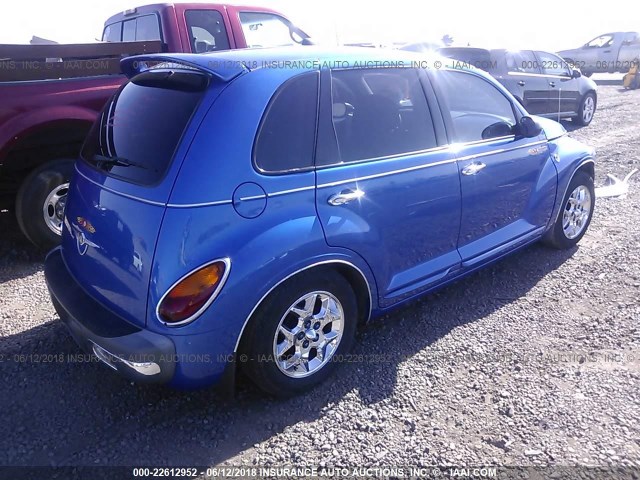 3C4FY48B83T528666 - 2003 CHRYSLER PT CRUISER CLASSIC BLUE photo 4