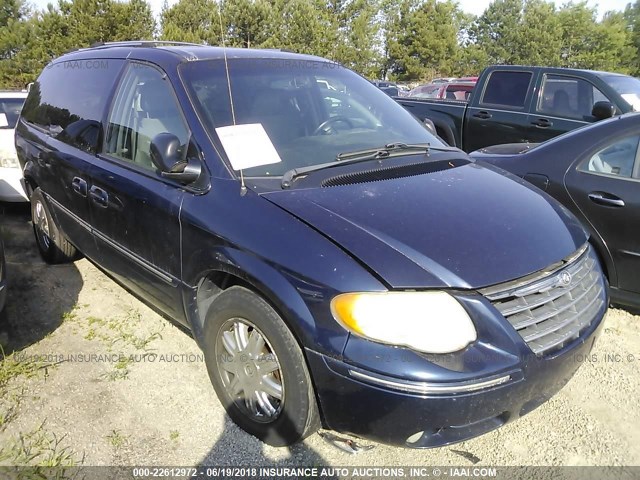 2C8GP64L95R194220 - 2005 CHRYSLER TOWN & COUNTRY LIMITED Dark Blue photo 1