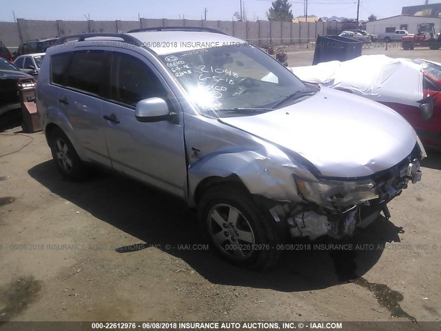 JA4MS31X47Z011236 - 2007 MITSUBISHI OUTLANDER ES/LS SILVER photo 1
