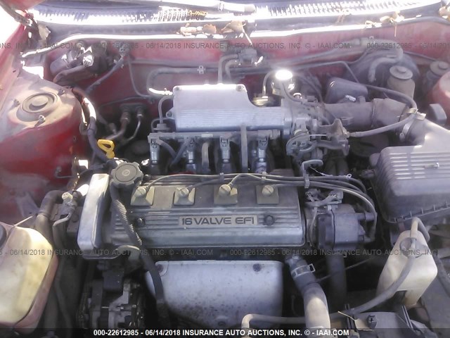 1Y1SK5362RZ085802 - 1994 GEO PRIZM LSI RED photo 10