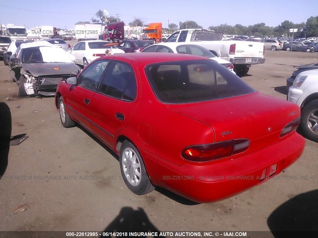 1Y1SK5362RZ085802 - 1994 GEO PRIZM LSI RED photo 3