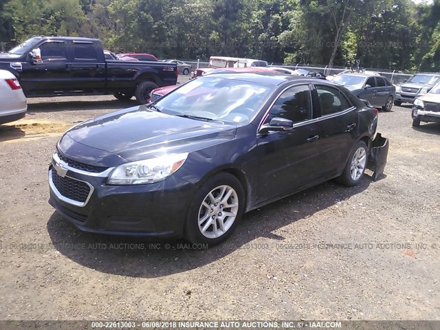 1G11C5SL1EF279665 - 2014 CHEVROLET MALIBU 1LT BLACK photo 2