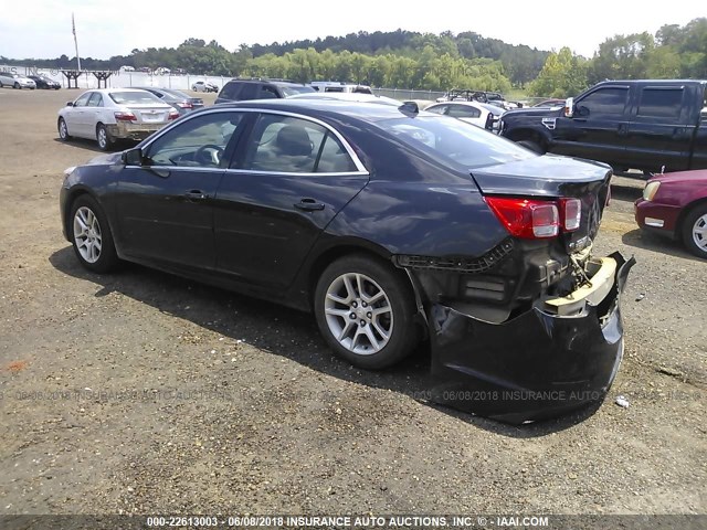 1G11C5SL1EF279665 - 2014 CHEVROLET MALIBU 1LT BLACK photo 3