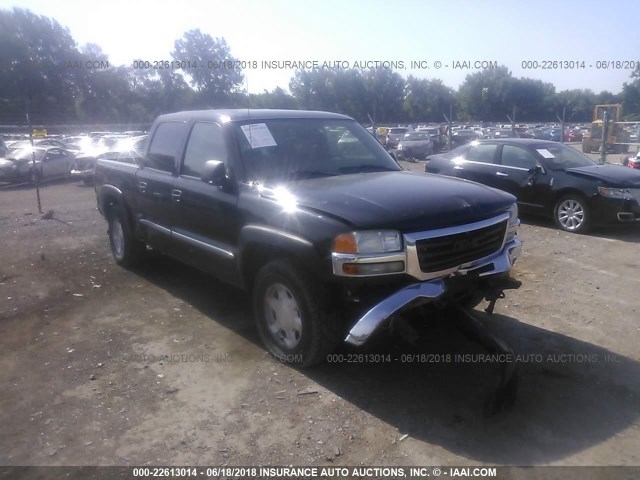 2GTEK13TX61176188 - 2006 GMC NEW SIERRA K1500 BLACK photo 1